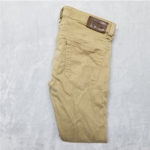 Diesel Thavar Slim Skinny Khaki Denim Jeans - 32x29 Mens